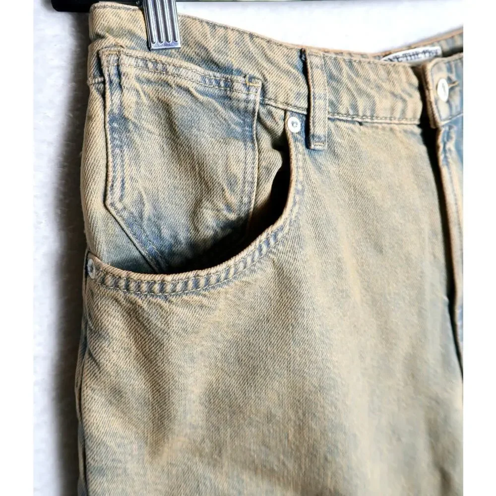 FREE PEOPLE We The Free‎ Waterfalls Bagsy Wide-Leg Jeans Size 30